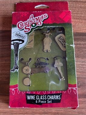 A Christmas Story Wine Glass Charms
